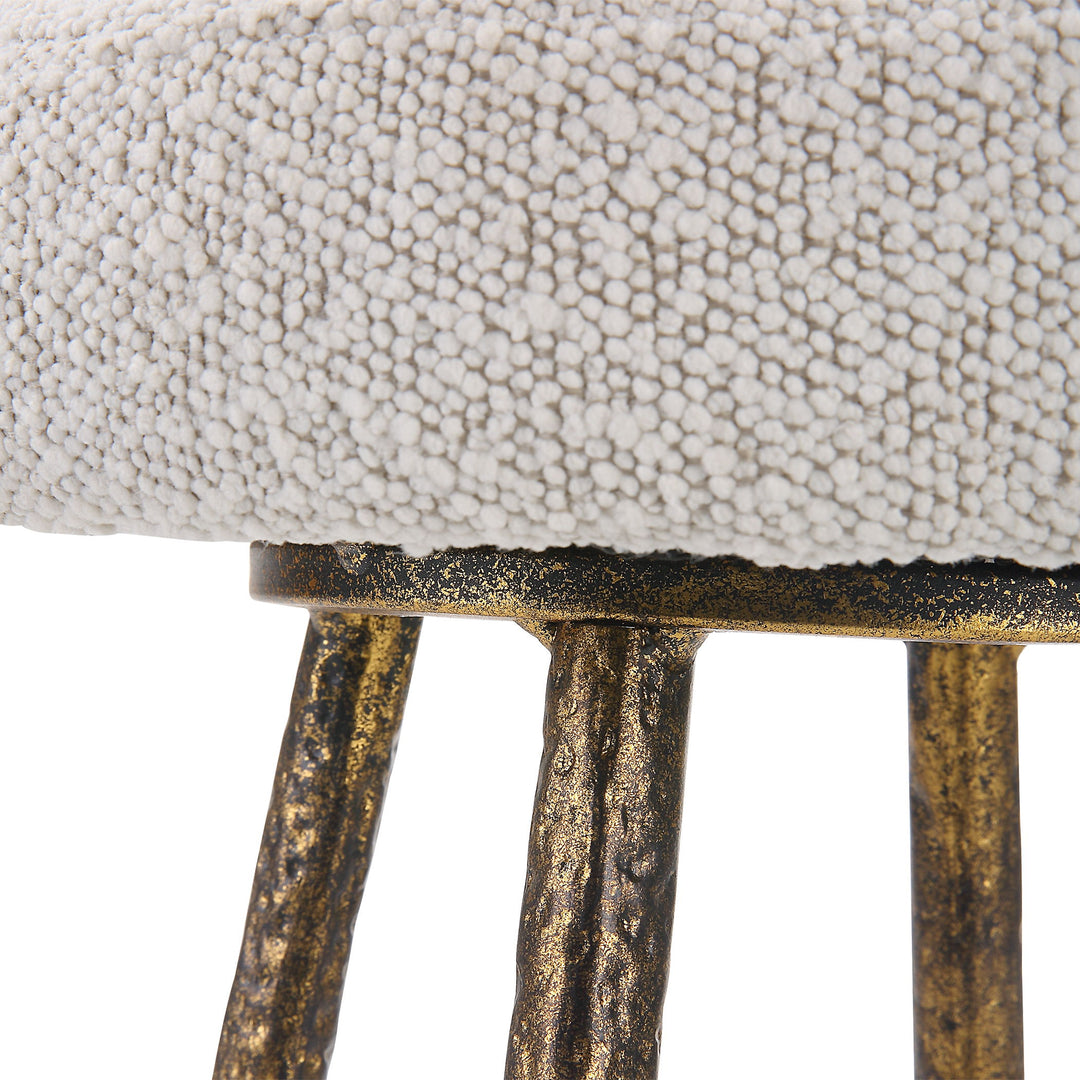 Braven - Fabric Counter Stool - White