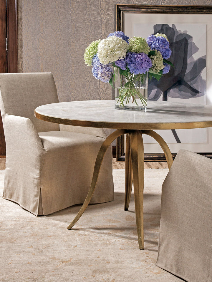 Signature Designs - Crystal Stone Round Table