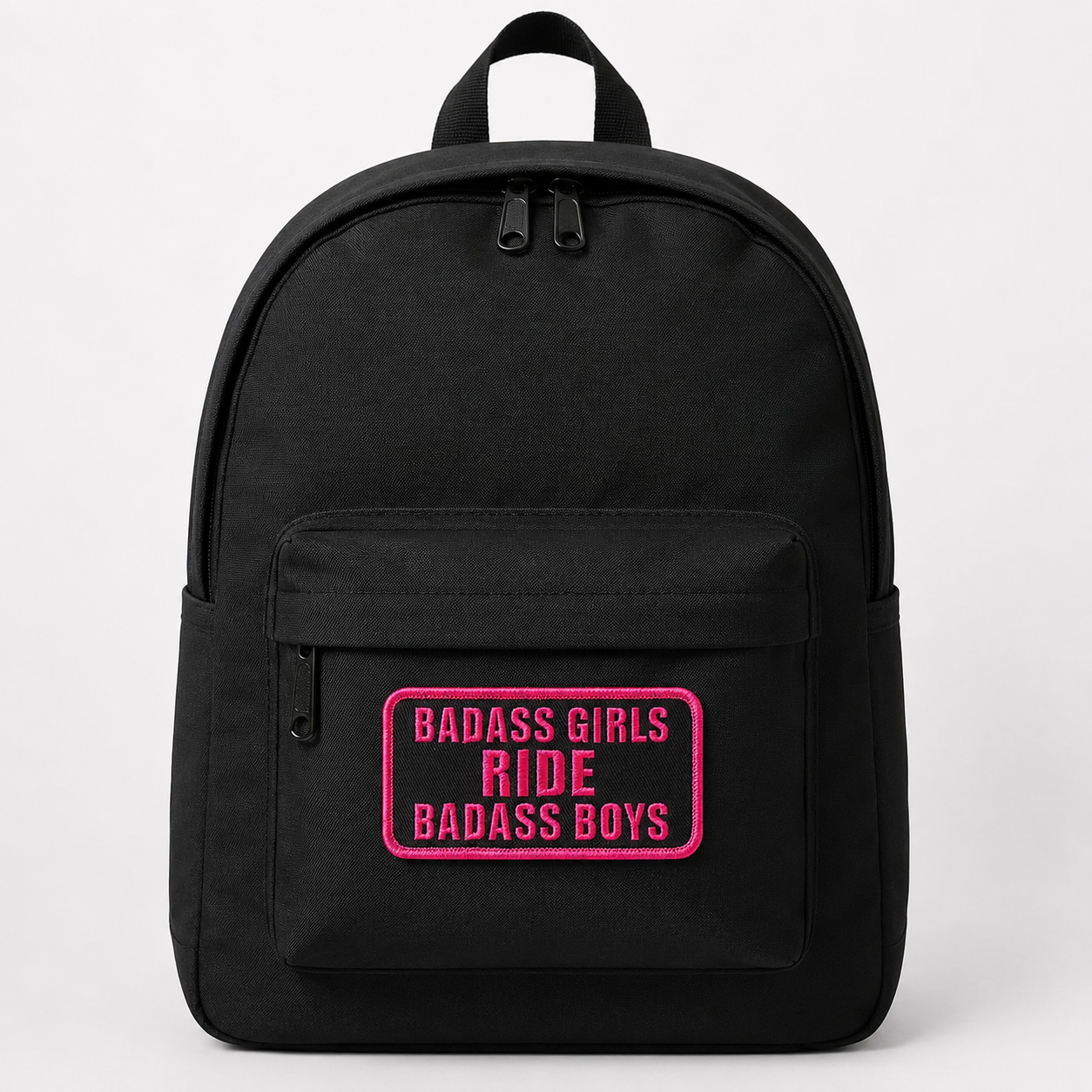 Girls Ride Badass Boys Embroidered Patch – 4" x 2