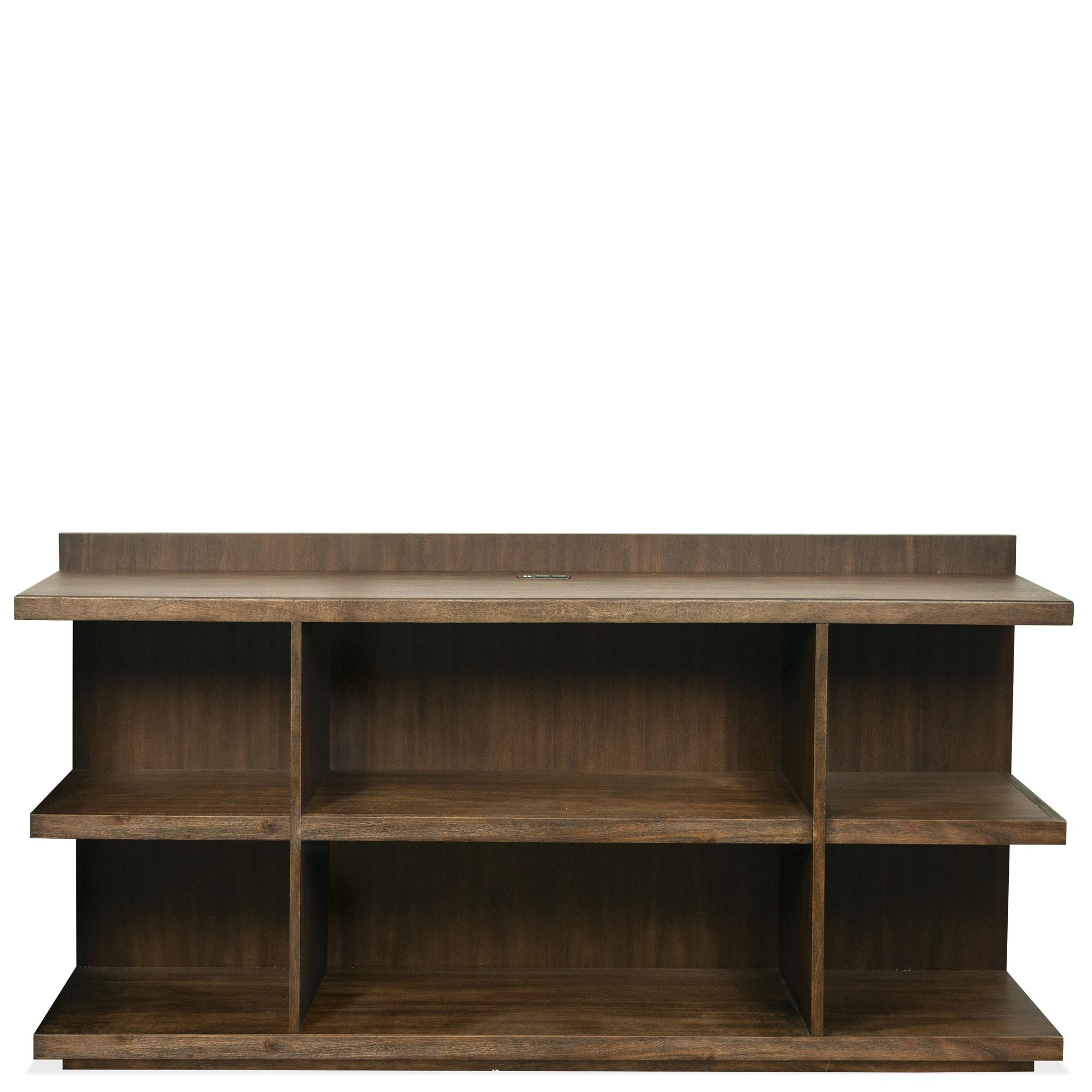 Perspectives - Peninsula Bookcase - Brushed Acacia