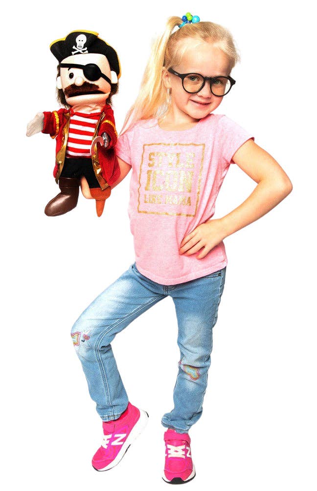 Silly Puppets Pirate with Peg Leg (14")