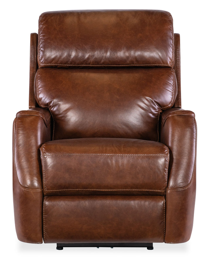 MS - Harlan Zero Gravity Power Recliner With Power Headrest - Dark Brown
