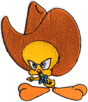Patch - Looney Tunes - Cowboy Tweety Bird - Kids Cartoon