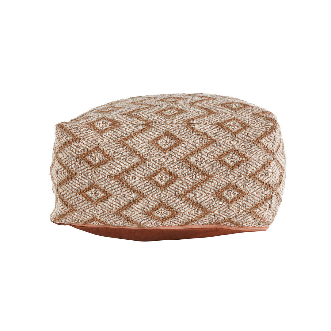 Poufs - Volt Pouf - Terra Cotta/Ivory