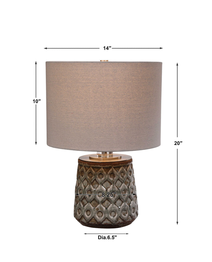 Cetona - Old World Table Lamp - Light Brown