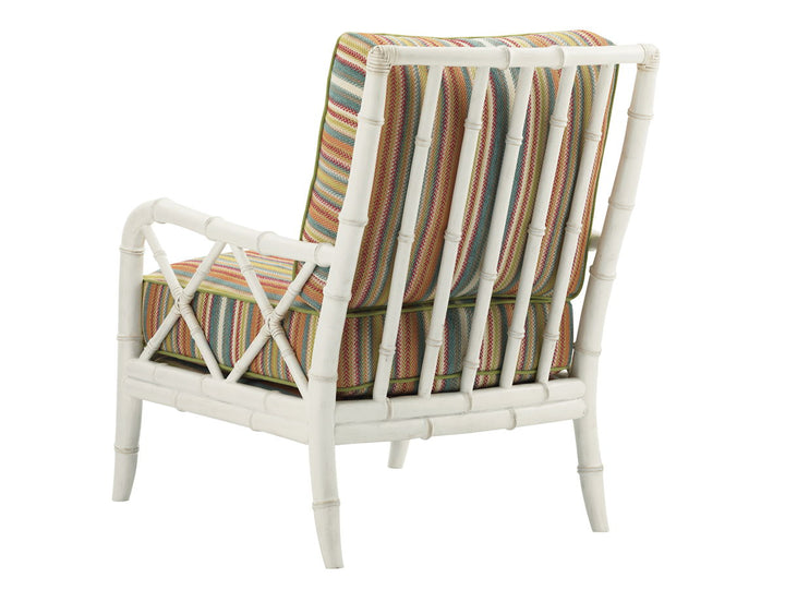 Ivory Key - Heydon Chair - White / Blue