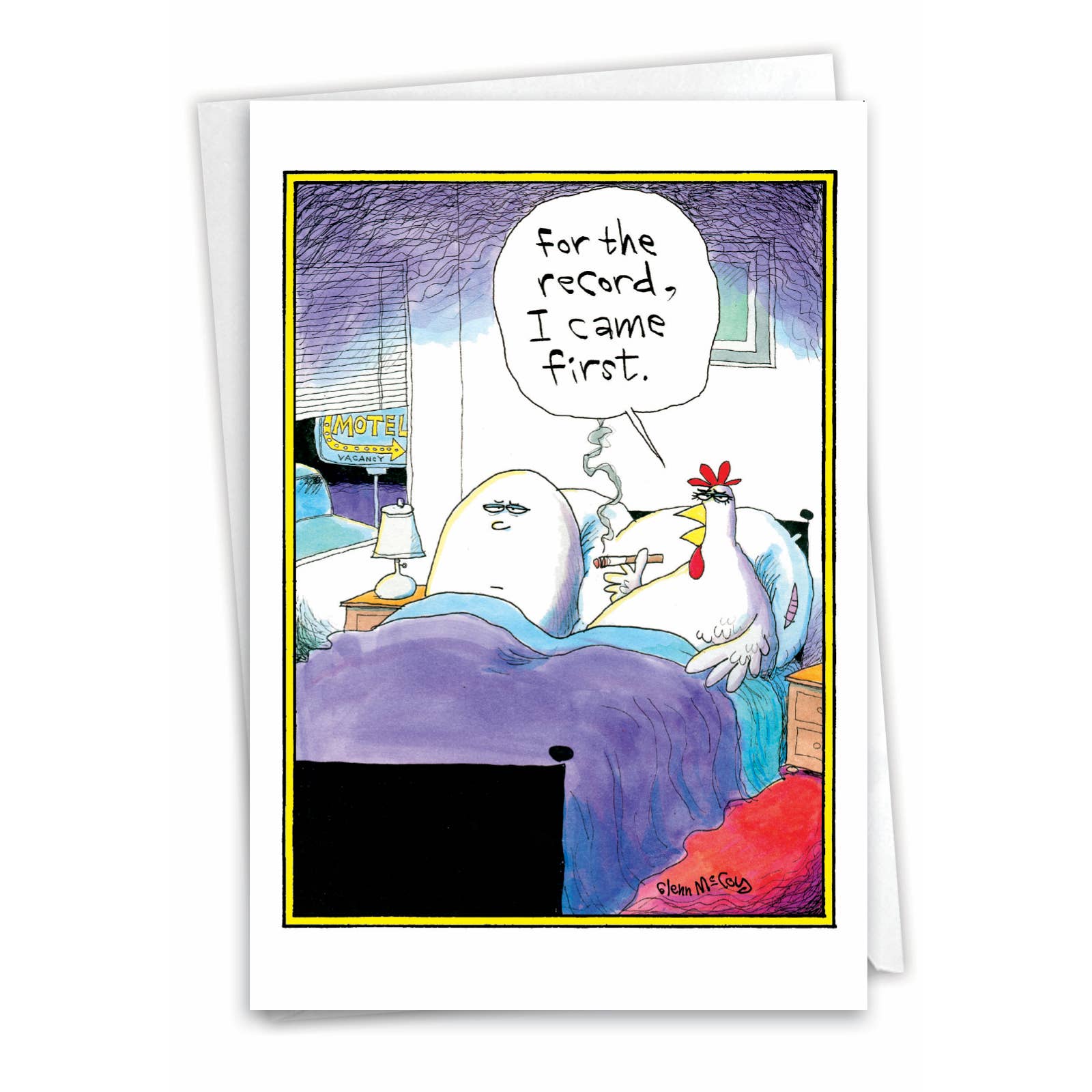 Birthday Card - I Came First