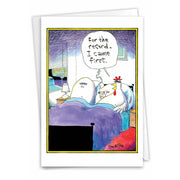 Birthday Card - I Came First