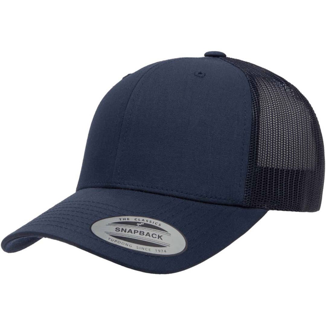 Morning Wood | Leather Patch Hat: Black / White