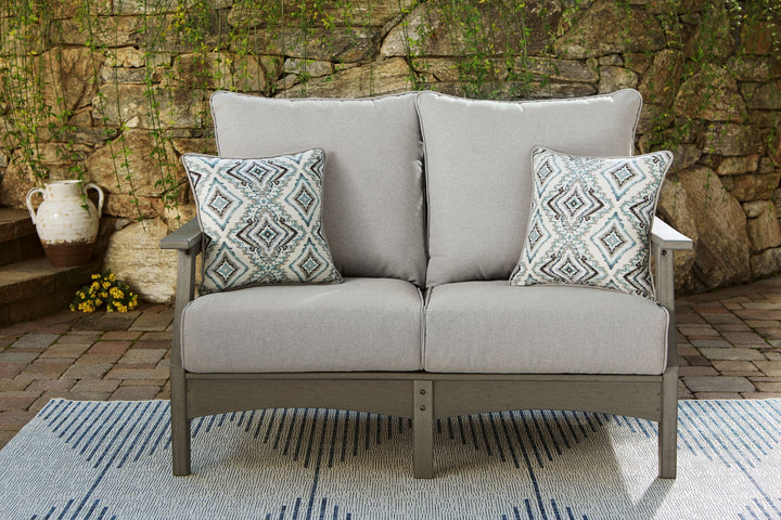 Visola - Loveseat w/Cushion - Gray