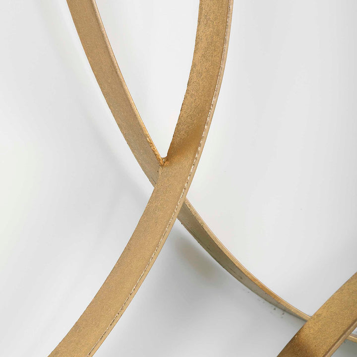 Freehand - Modern Metal Wall Panel - Gold