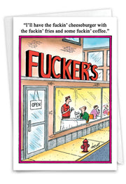 Birthday Card - F%!kers