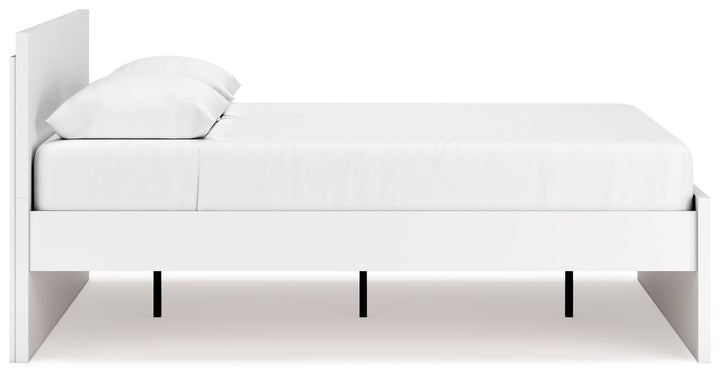 Onita - White - Queen Panel Platform Bed