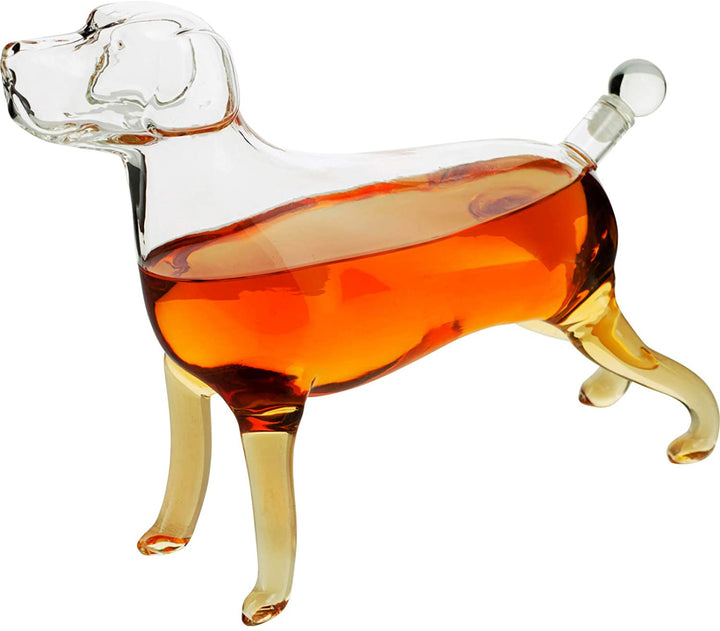 Labrador Dog Animal Whiskey and Wine Decanter 500ml