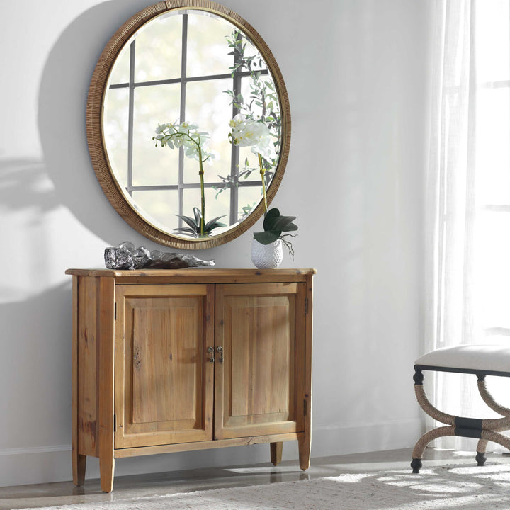 Altair - Reclaimed Wood Console Cabinet - Dark Brown