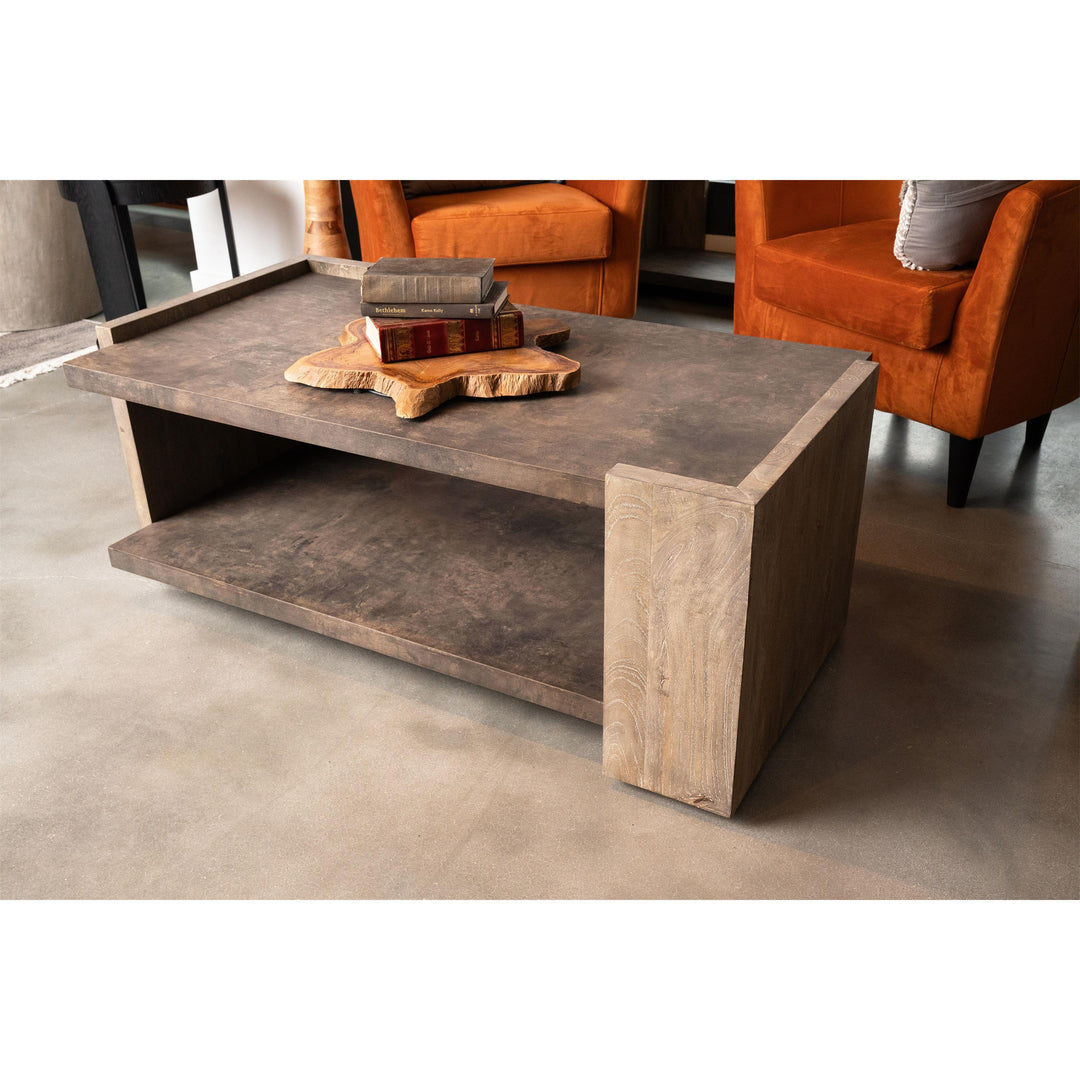 Trenton - Rectangular Coffee Table - Dark Brown