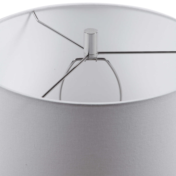 Montauk - Striped Table Lamp - Blue