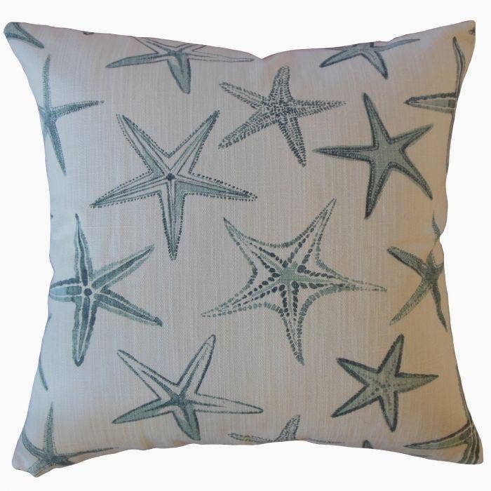 Edge Throw Pillow: Harbor / 20" x 20"