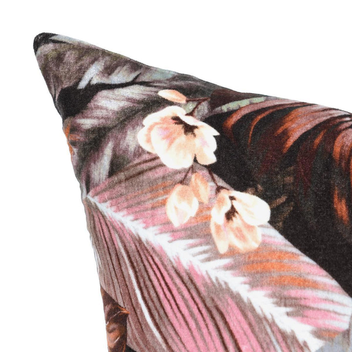 Radiant Oasis - 22" x 22" Makana Pillow - Brown