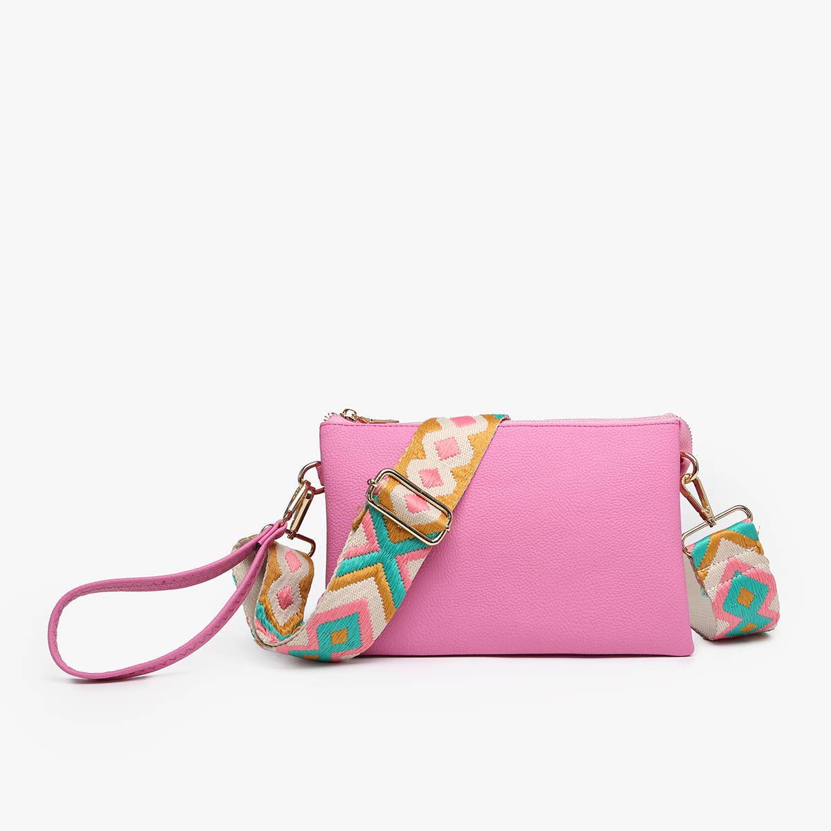 M2056 Izzy Crossbody w/ Guitar Strap: Taupe