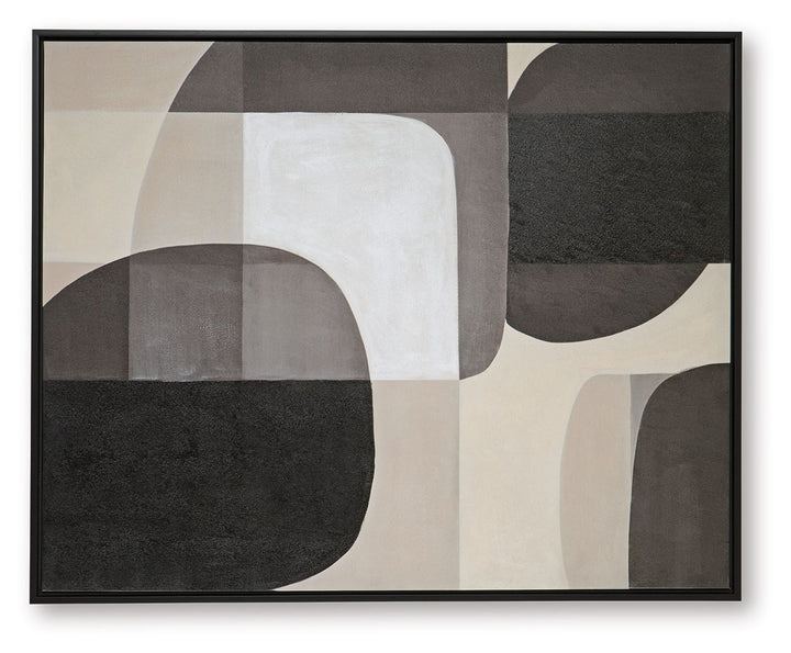 Kesleigh - Black / White - Wall Art