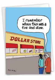 NobleWorks - Dollar Store Greeted Birthday Card