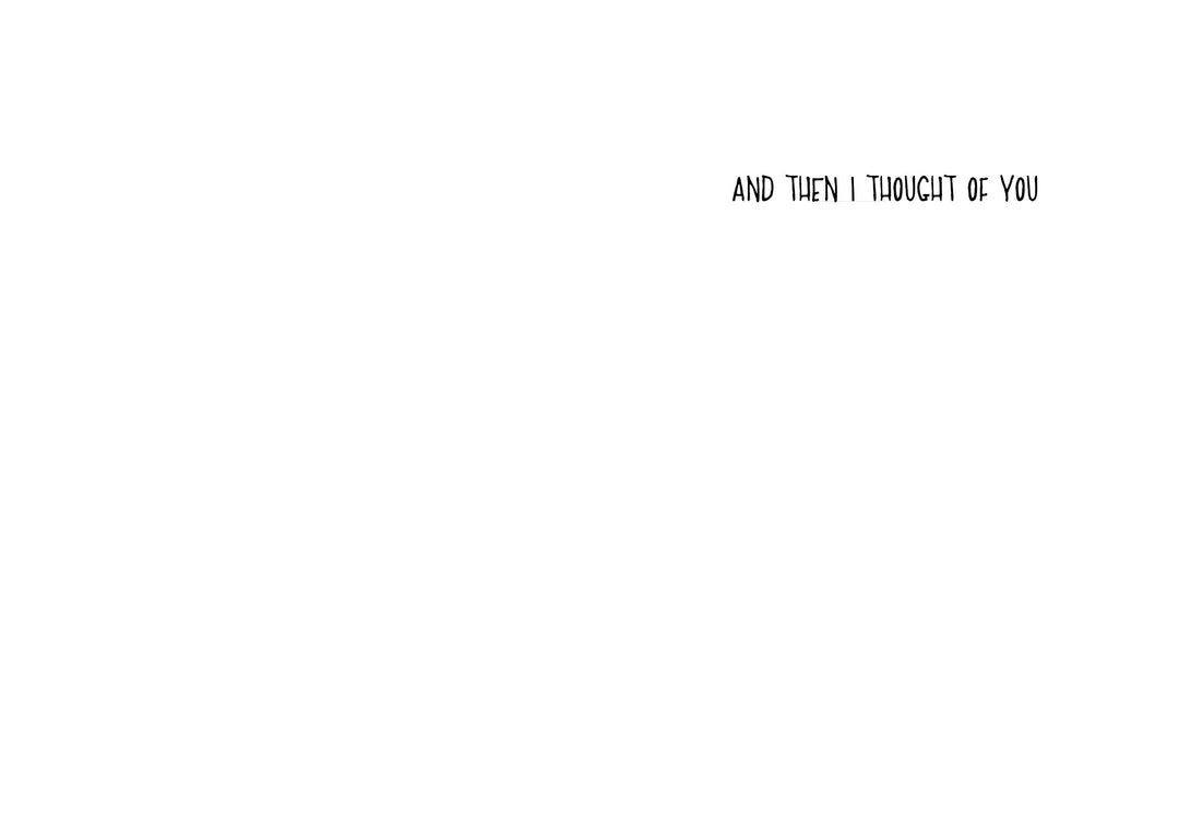 And Then I Thought of You | Cute Friendship Card