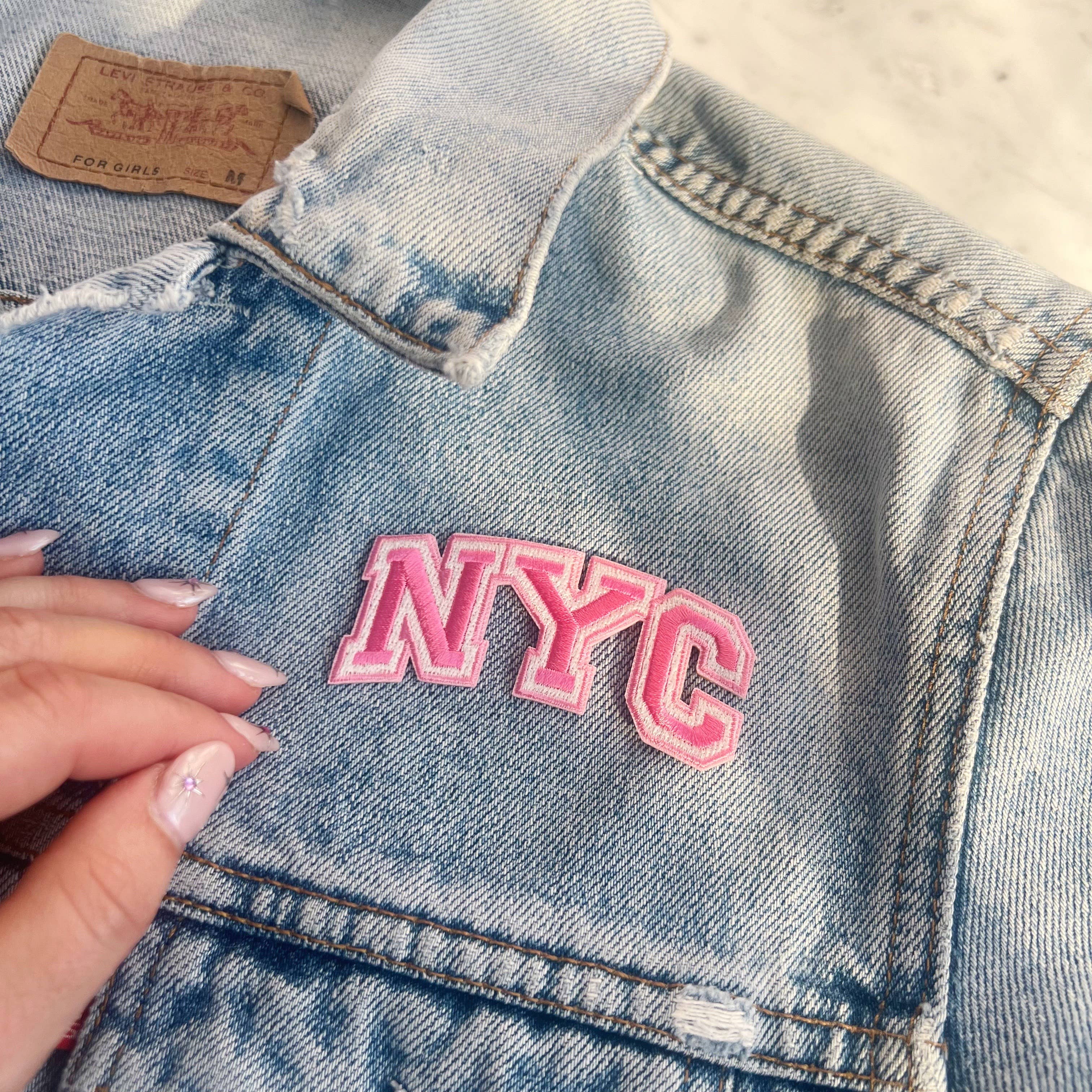 NYC Patch - Pink / Blue