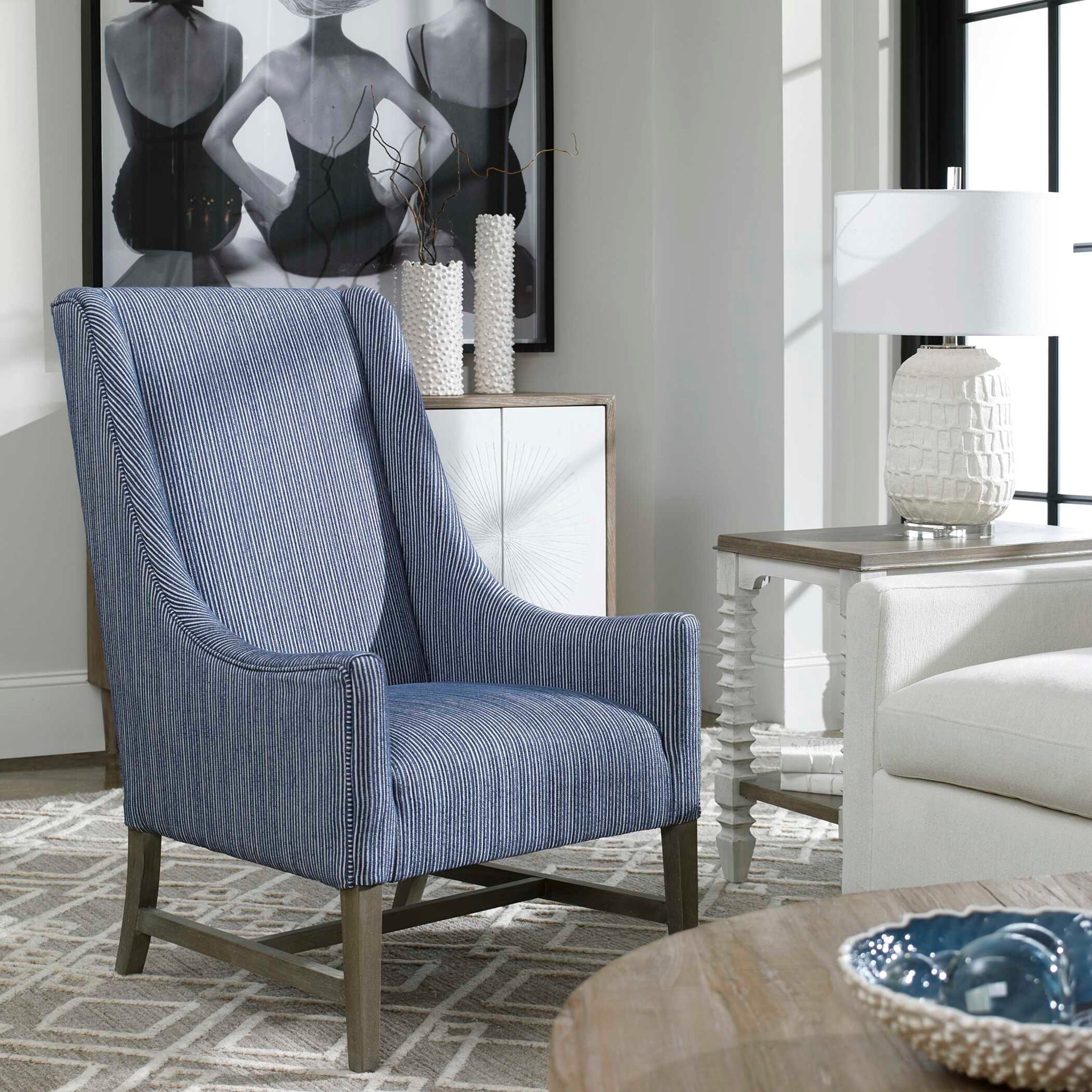 Caelina - Textured Table Lamp - White