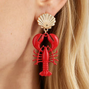 Red Lobster Fashion Earrings