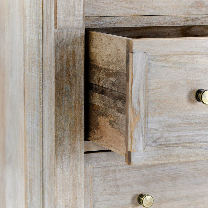Adelaide - 6 Drawer Chest - Natural White Wash