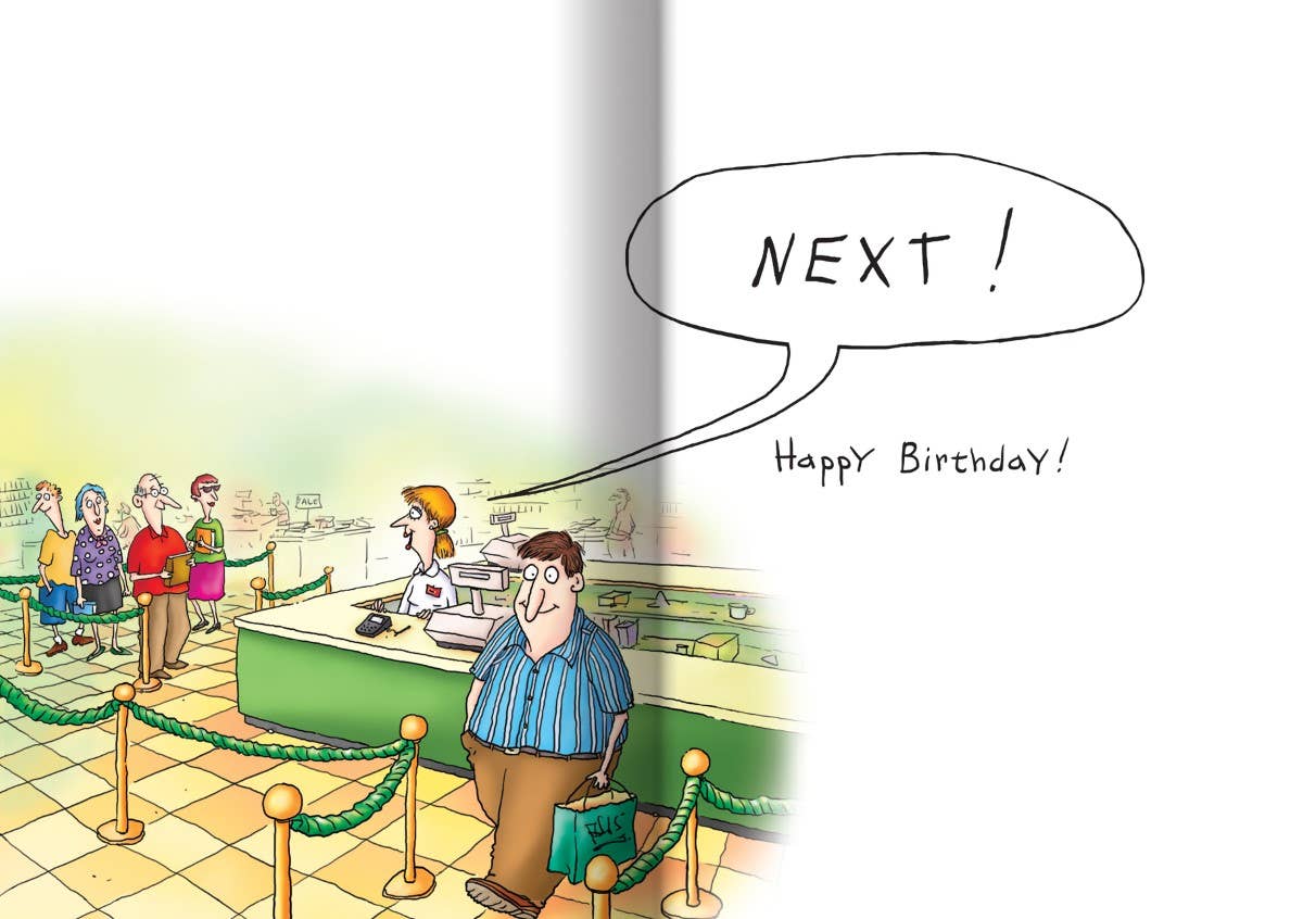 Check You Out Birthday Card - 8221