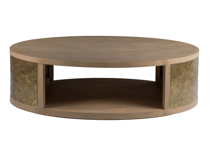 Simpatico - Simpatico Oval Cocktail Table - Light Brown