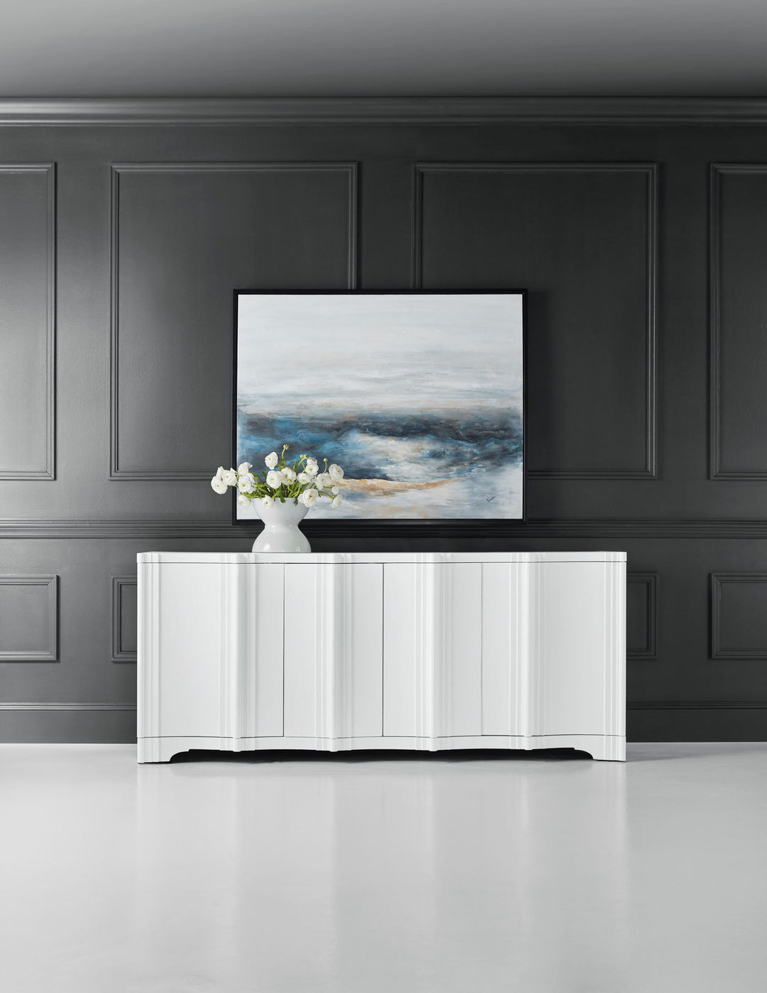 Melange - Corinth 4-Door Entertainment Console