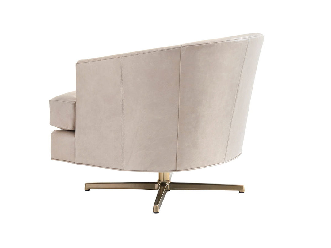 Lexington Leather - Graves Leather Swivel Chair