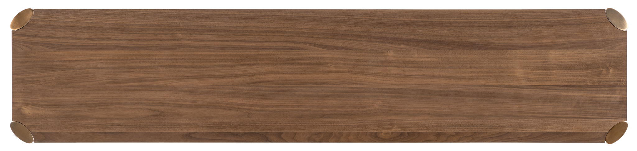 Eleana - Entertainment Console - Medium Wood / Gold