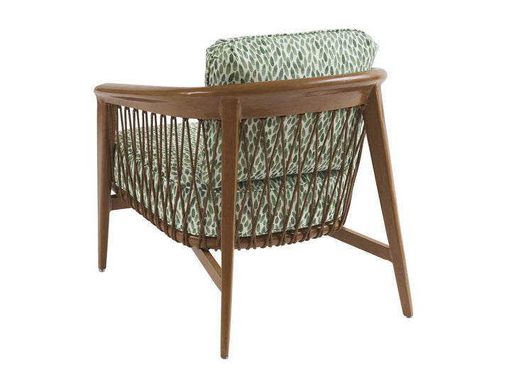 Palm Desert Poolside - Occasional Chair - Dark Brown / Green