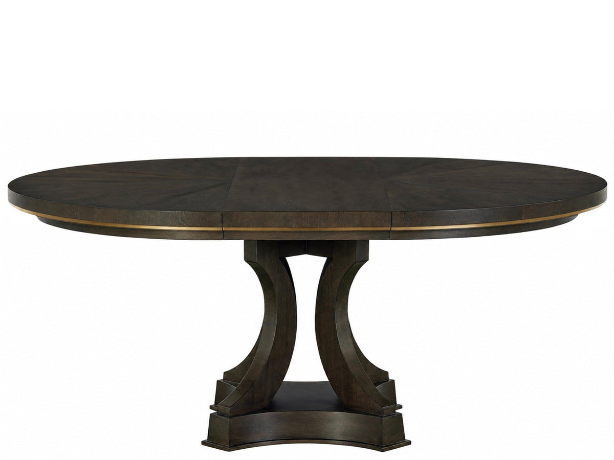 Fenwick - Round Dining Table - Dark Brown
