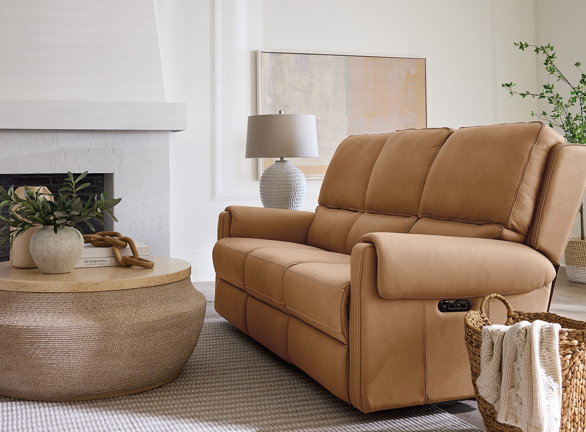 MS - Somers Power Sofa With Power Headrest