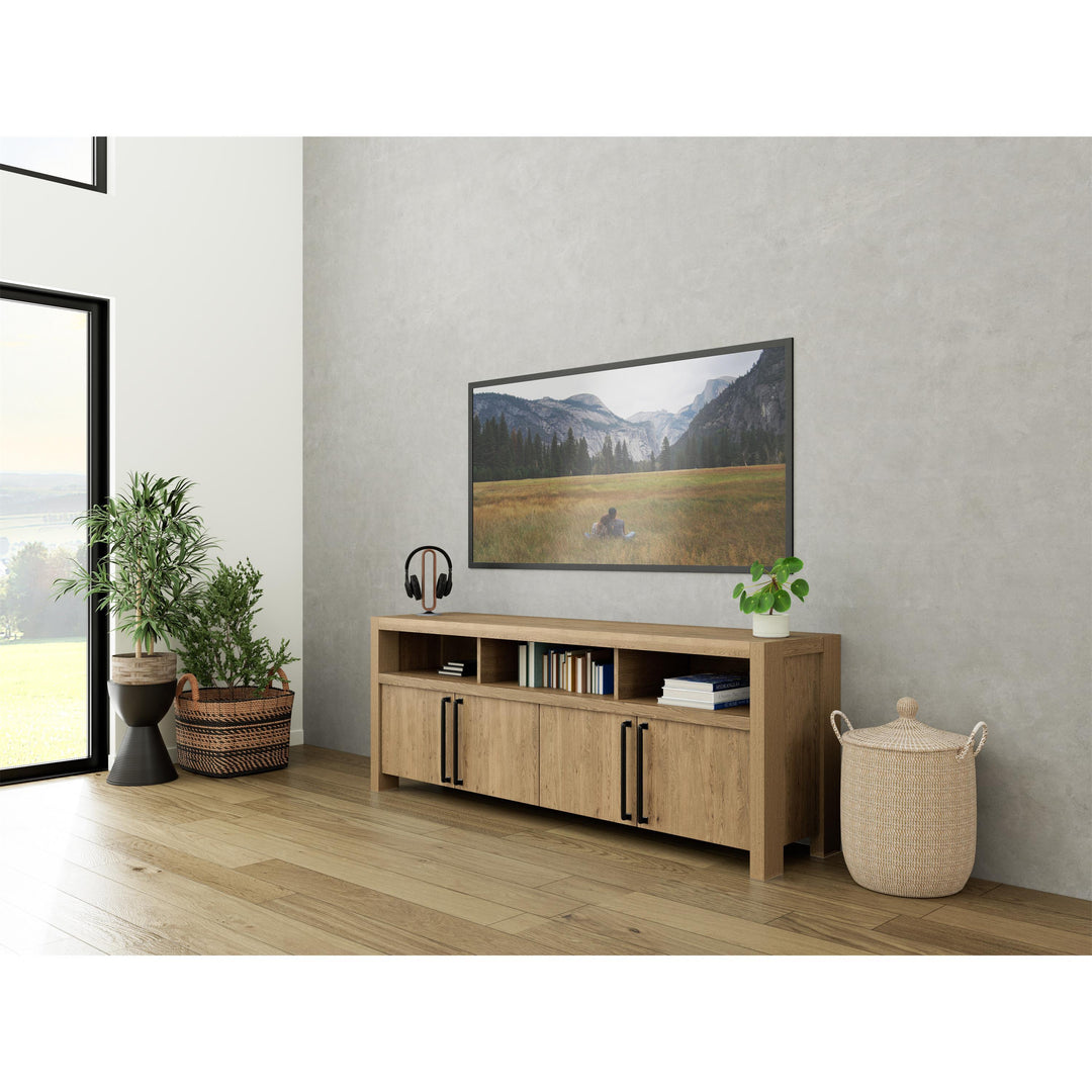 Davie - Media Console - Light Brown
