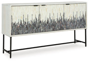 Freyton - Accent Cabinet - White / Gray
