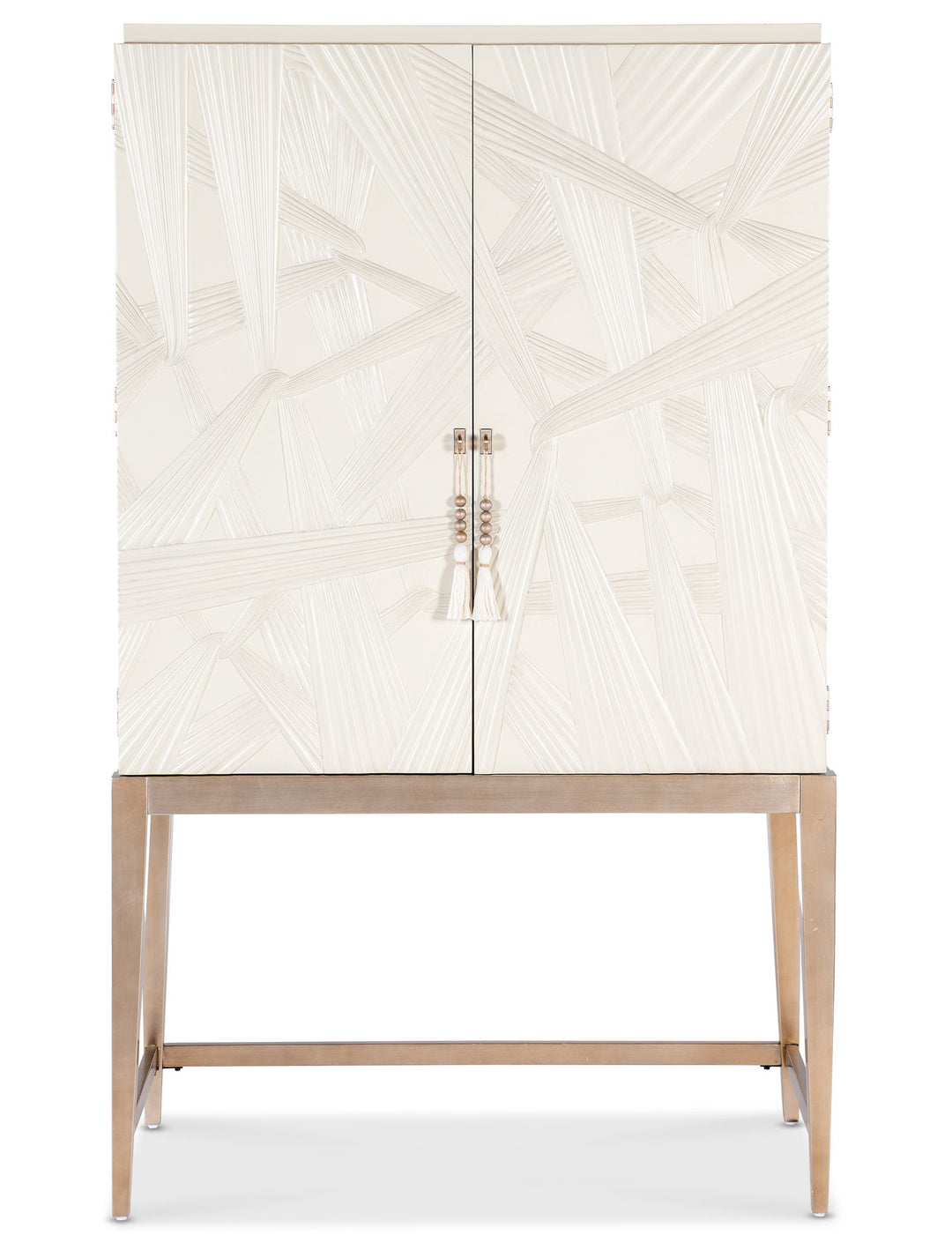Melange - Dream Weaver Bar Cabinet - White
