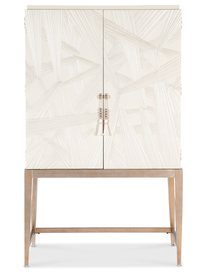 Melange - Dream Weaver Bar Cabinet - White