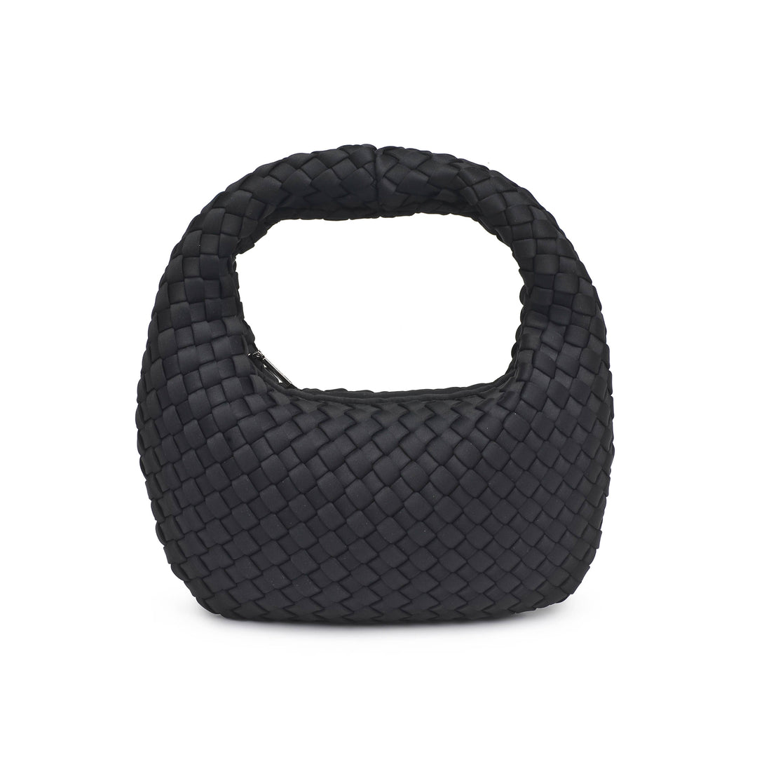 Dare to Dream - Small Woven Neoprene Clutch: Dark Denim