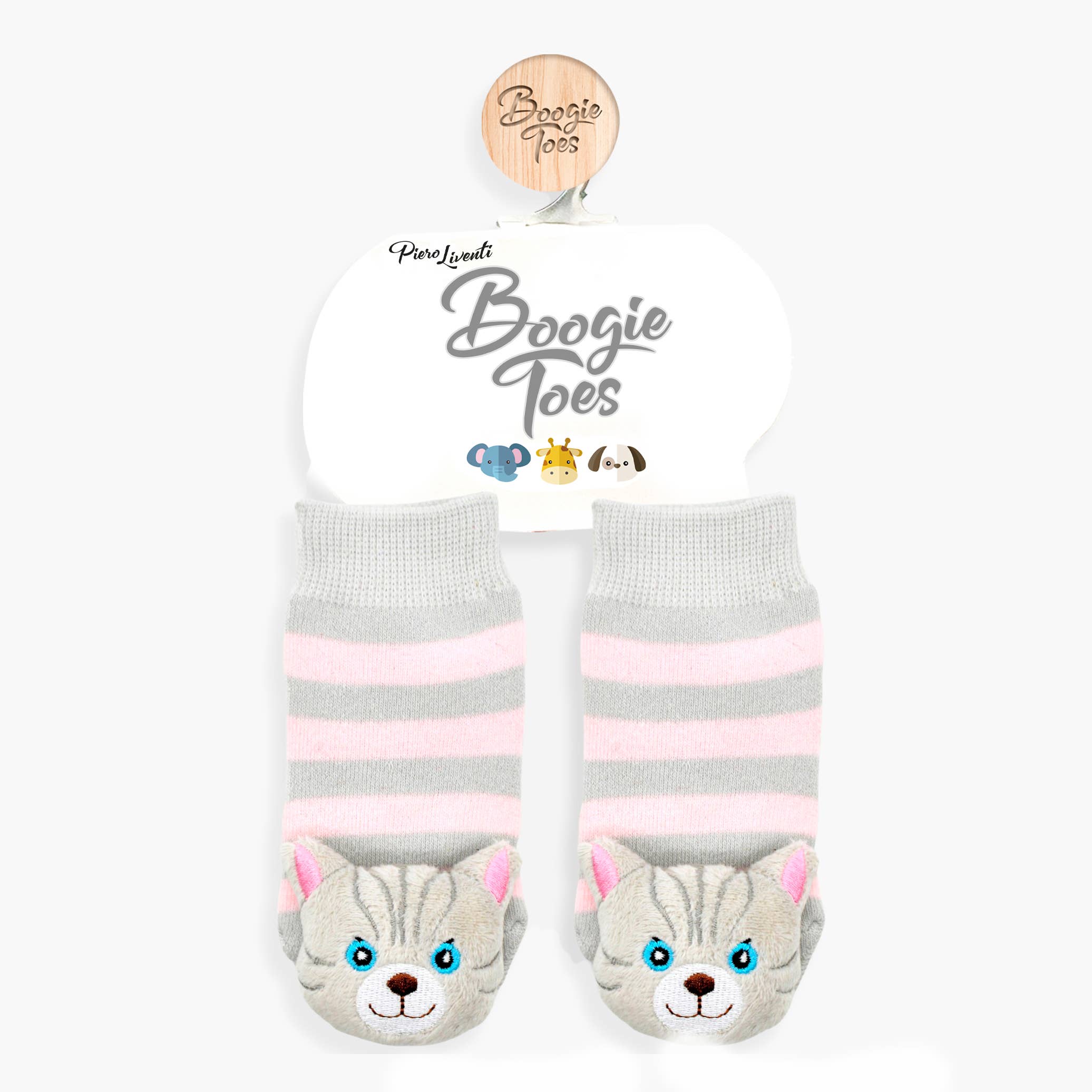 Gray Cat Boogie Toes Rattle Socks