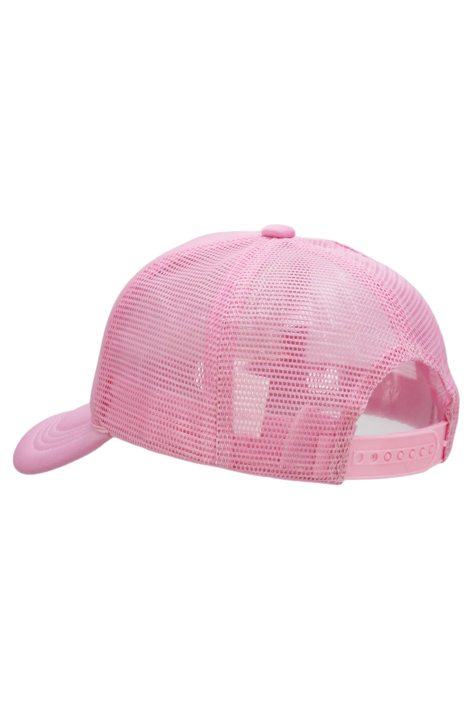 Kids Five Panel Sponge Padded Trucker Hat: BLACK / ONE SIZE
