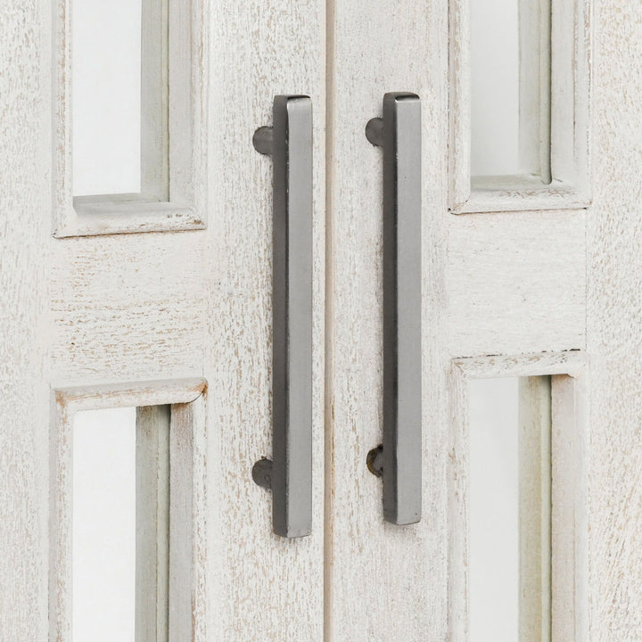 Adina - Mango Wood Tall Cabinet - White