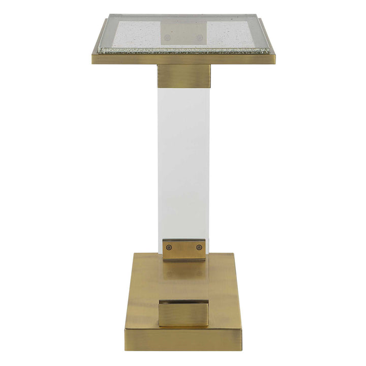 Muse - Seeded Glass Accent Table