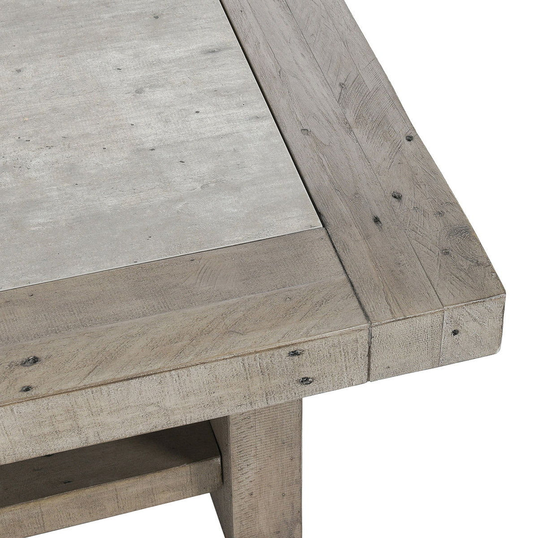 Stonebridge - Square Coffee Table - Distressed Gray