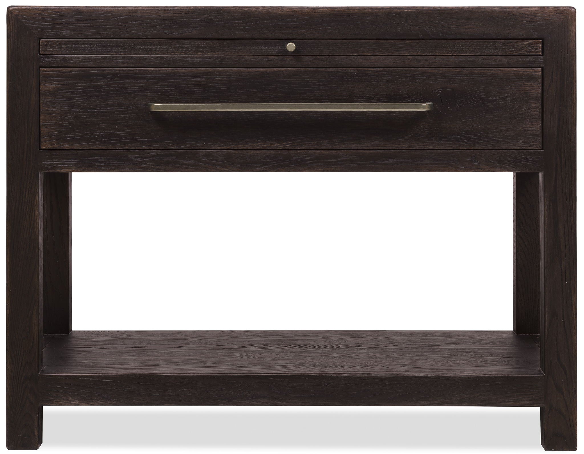 Driftwood - One-Drawer Nightstand With Stone